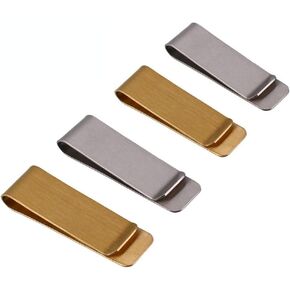 IHUIXINHE Metal Money Clip for Cash and Credit Cards, Brass Banknote Clip, Credit Card Holder, Wallet Credit Card Holder for Men, Slim and Simple
