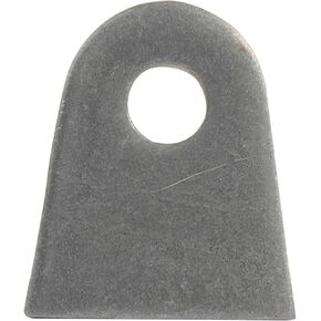 Allstar Performance ALL60008 2" Tall 1/4" Thick 1/2" Hole 1-3/8" Mild Steel Center Hole Height Flat Chassis Tab, (Pack of 4)