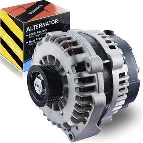 15093928 High Output Alternator Fit For:-Chevy Silverado 1500/2500 HD Suburban 1500 Tahoe Avalanche, For:-GMC Sierra 1500/2500 HD Yukon, For:-Cadillac Escalade H2, 4.3L 4.8L 5.3L 6.0L 6.6L