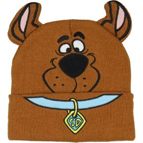 Bioworld Scooby Doo Embroidered Face and Collar Design OSFM Costume Hat Beanie