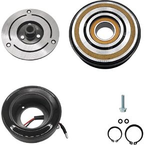 A/C Compressor Clutch Assembly Kit Plate Pulley Bearing Coil 1777 Replacement for 2016-2020 Toyota Tacoma 2.7L & 3.5L, AC Air Conditioning Compressor Clutch Coil Auto Repair Kit