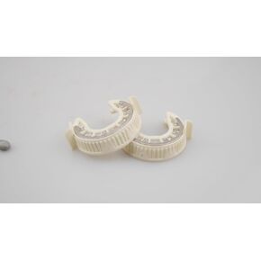 Headlight Bulb Holder Retainer Clip Ring Fit for Chevrolet/GMC/Dodge/Jaguar/Evoque/Tesla 2010-2020, Headlamp Bulb Holder Retainer Snap Ring Type C, White 2 PCS