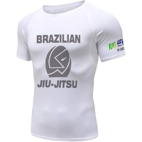 Jorge Pereira BJJ Premium Durable Rash Guard, for GI & NO-GI, for Men & Women, Brazilian Jiu Jitsu Rashguard