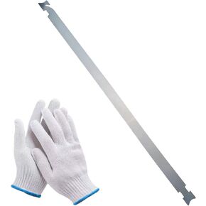 23.22 inches Slim Jim Tool for Vehicles, Stainless Steel Professional Auto Tool, Emergency Tool Injury Prevention Gloves