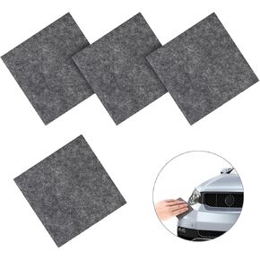 4pcs Nano Cloth, 3.94x3.94in Car Scratch Remover Multi-Purpose Shine Cleaning Cloth to Erase Car Scratch Sparkle Cloth for Easily Repair Vehicles Paint Residues Water Spots