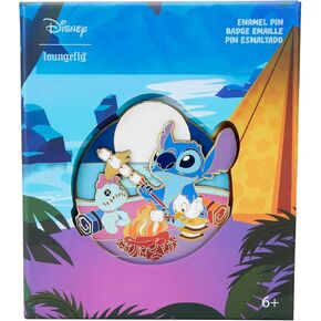 Loungefly Disney Stitch Camping Cuties 3" Collector Box Pin