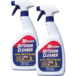 30 SECONDS Mold and Mildew Stain Remover | 1.3 Gallon | Ready To Use | Battery Powered Spray Wand