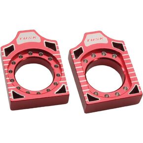 Tusk Racing Axle Block Red