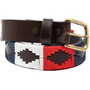 Interchangeable Hand-Stitched Polo Belt - Crafted from full-grain bridle leather