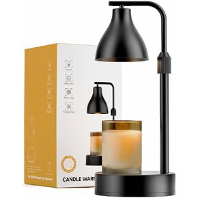 Vaincre Electric Candle Warmer Lamp - Decorative Candle Warmer with Timer and Dimmer, Home Room Decor, Gifts for Women, Candle Lamp with 2 Scented Wax Warmer Bulbs, Candle Melt Light for Jar Candles