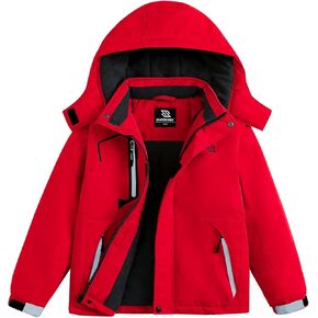 Simplee kids Boy Full-Zip Sweater Knitting Pattern Cardigan Solid Color Casual Fall Coat for 4T Boy（Red）