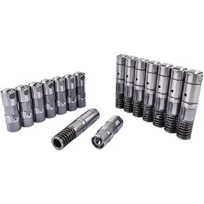 16 Pcs Hydraulic Roller lifters Valve Lifter Compatible with GM Chevy Silverado Cadillac Buick GMC Pontiac LS1 LS2 LS7 LS3 LQ4 LQ9 HL124 4.8L 5.3L 5.7L 6.0L 6.2L 12499225 17122490
