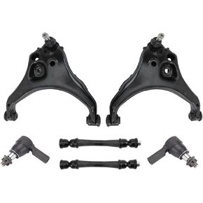 TRQ Front Steering & Suspension Kit Compatible with 2015-2019 Chevrolet Colorado GMC Canyon