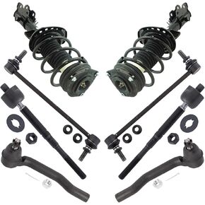 TRQ Front Steering & Suspension Kit Compatible with 2013-2019 Nissan Sentra