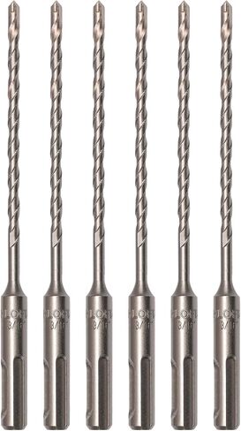 1/4" X 18" Masonry Drill Bit SDS Plus Hammer 1/4 inch Concrete Drill Bit for Block, Brick, Stone, 2 Pack in Saudi Arabia