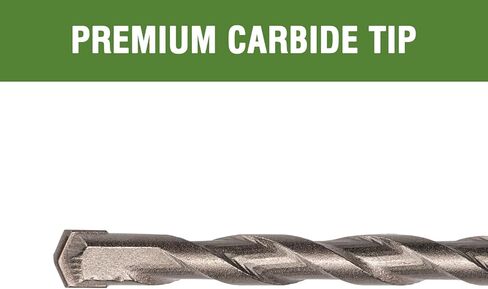 1/4" X 18" Masonry Drill Bit SDS Plus Hammer 1/4 inch Concrete Drill Bit for Block, Brick, Stone, 2 Pack in Saudi Arabia