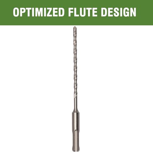 1/4" X 18" Masonry Drill Bit SDS Plus Hammer 1/4 inch Concrete Drill Bit for Block, Brick, Stone, 2 Pack in Saudi Arabia