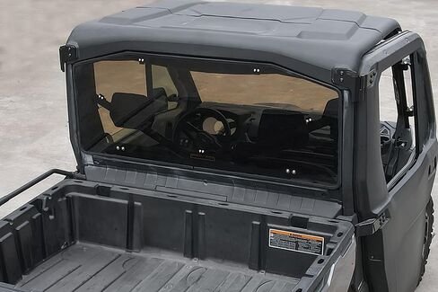 SAUTVS Dark Tinted Rear Windshield for Can Am Defender, Heavy Duty Hard Coat Full Back Window Shield Rear Panel for Can-Am Defender HD5 HD7 HD8 HD9 HD10 Max 2016-2024 Accessories in Saudi Arabia