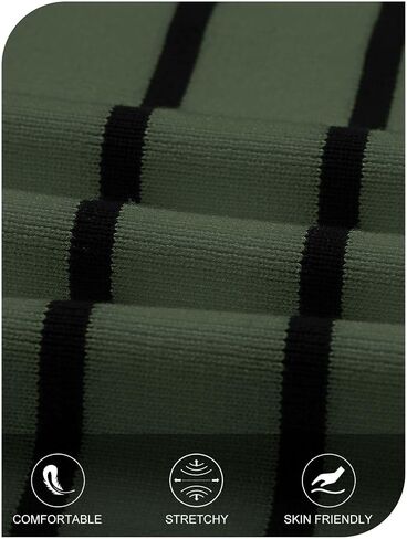 MEROKEETY Women's 2024 Fall Knit Striped Long Sleeve Sweater Open Front Button Down Cardigan in Saudi Arabia