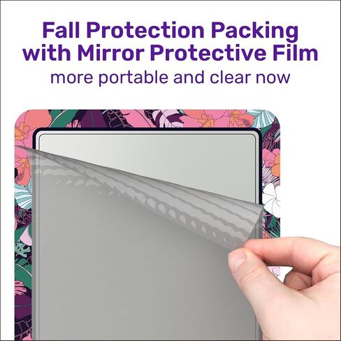 Locker Mirror Magnetic for School and Office, with Strong and 100% Magnetic Mirror for Locker, Magnetic Locker Mirror with Colorful Design, 1 Pack, Absolutely Reliable Locker Accessories in Saudi Arabia