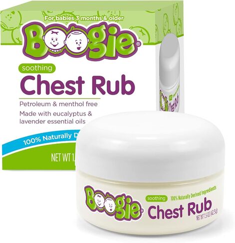 Boogie Chest Rub Stick for Soothing Relief, Petroleum-Free, USDA Organic, Naturally Derived, Soothing Eucalyptus and Lavender, 0.49oz, Pack of 1 in Saudi Arabia