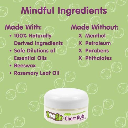 Boogie Chest Rub Stick for Soothing Relief, Petroleum-Free, USDA Organic, Naturally Derived, Soothing Eucalyptus and Lavender, 0.49oz, Pack of 1 in Saudi Arabia