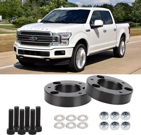 مجموعات رفع التسوية 3 بوصة لـ 2004-2024 F150 2WD 4WD، فواصل أمامية مزورة 3 بوصة متوافقة مع F150 in Kuwait