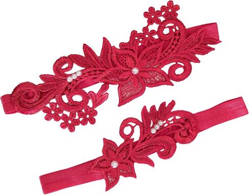Tranditional Keepsake Toss Garter Wedding Bridal Garter Set Vintage Garter Set in Saudi Arabia
