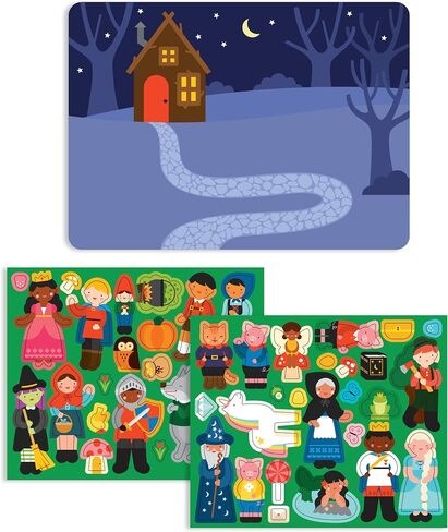 Petit Collage Magnetic Play Scene, Numbers + Letters – Magnetic Learning Activity with English, German, Spanish, and French, Ideal Ages 3+ – Includes 53 First Word Cards and 63 Letter Magnets in Kuwait
