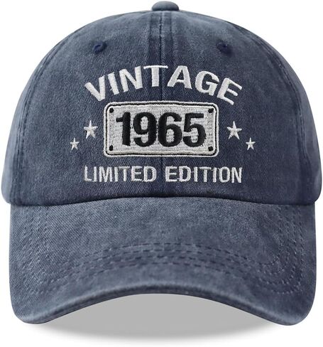 Vintage 1974 1973 1972 1971 1970 1969 1968 1967 1966 1965 Limited Edition Adjustable Embroidered Cotton Baseball Cap in Saudi Arabia