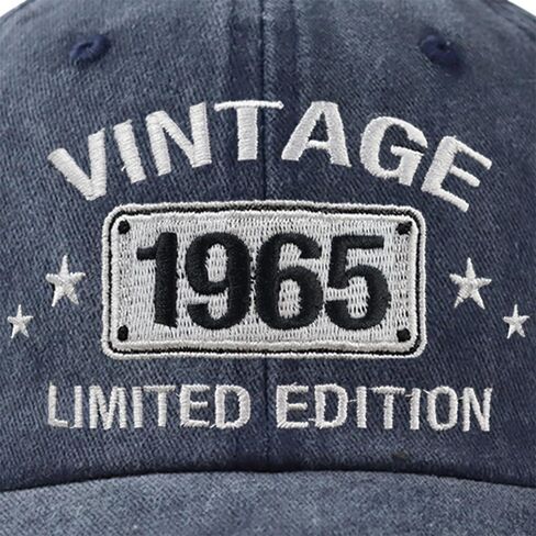 Vintage 1974 1973 1972 1971 1970 1969 1968 1967 1966 1965 Limited Edition Adjustable Embroidered Cotton Baseball Cap in Saudi Arabia