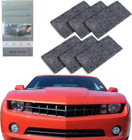 Nano Car Sparkle Cloth, 6pcs Scratch Remover, Automotive Paint Remover & Stripper Scratches Repair Magic Cloth, Vehicles Paint Surface Cleaning in Saudi Arabia