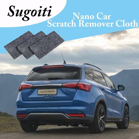 Nano Car Sparkle Cloth, 6pcs Scratch Remover, Automotive Paint Remover & Stripper Scratches Repair Magic Cloth, Vehicles Paint Surface Cleaning in Saudi Arabia