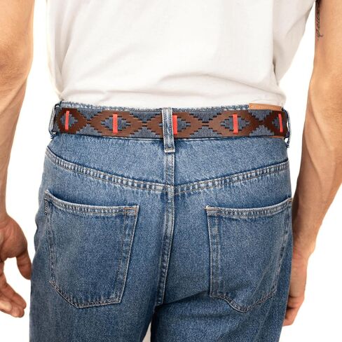 Interchangeable Hand-Stitched Polo Belt - Crafted from full-grain bridle leather in Saudi Arabia