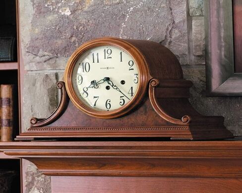 Howard Miller Hadley Mantel Clock 630-222 – Oak Yorkshire, Key Wound Single Chime Movement in Saudi Arabia