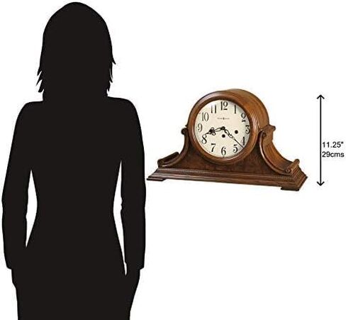 Howard Miller Hadley Mantel Clock 630-222 – Oak Yorkshire, Key Wound Single Chime Movement in Saudi Arabia