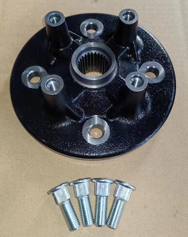 Front Axle Wheel Hub 5UG-F5111-10-00 with Studs Replacement for 2004-2013 YAMAHA RHINO 450 660 700 UTV in Saudi Arabia