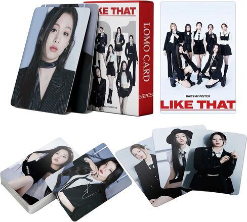 بطاقات صور BABY MONSTER 55 قطعة من بطاقات صور BABY MONSTER مثل هذا الألبوم، BABY MONSTER Gift Lomo Cards Merch for BABY MONSTER للأولاد والبنات BABY MONSTER Merchandise in Kuwait