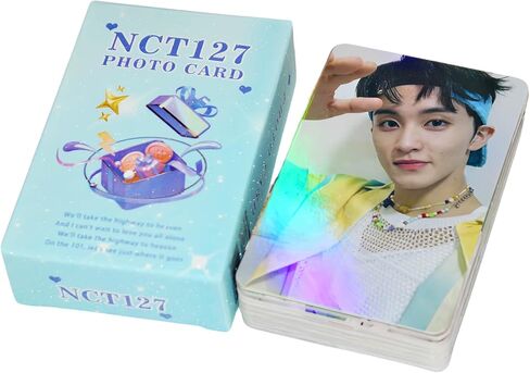 Nct 127 بطاقة صور 50 قطعة Nct127 ألبوم ليزر بطاقة صور Nct 127 Lomo بطاقة هدية لمحبي ابنة NCT127 Merch in Saudi Arabia