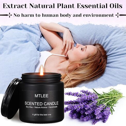 12 Pack Scented Candles Gifts for Women Men Aromatherapy Candle Bulk Soy Candles Gift Amber Jar Candles for Home Christmas Gifts Birthday Holiday Presents Stress Relief, Stocking Stuffers for Women in Kuwait