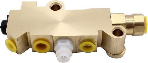 1 PC SHLPDFM Brass Proportioning Valve PV2 Combination Proportioning Valve Disc/Drum Fits for 1978-1987 Chevy Mopar GMC Full Size Truck in Saudi Arabia
