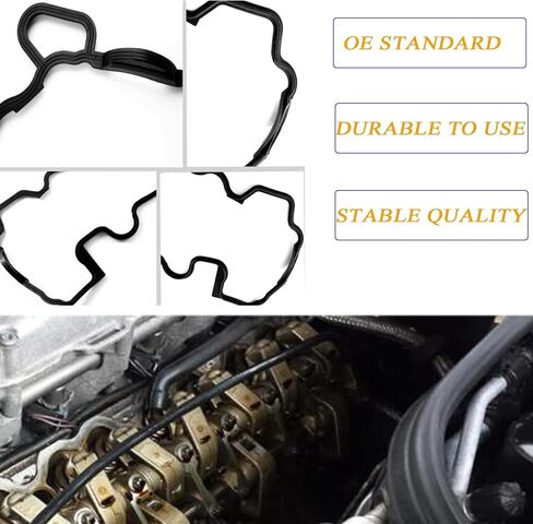 M112 VS50432SR محرك اليسار الأيمن غطاء الصمام طوقا مجموعة صالح لمرسيدس بنز C240 ​​C280 C32 CLK240 C320 CLK320 E280 E320 ML320 ML350 S280 S350 S202 S203 OE #1120160221 1120160321 in Saudi Arabia