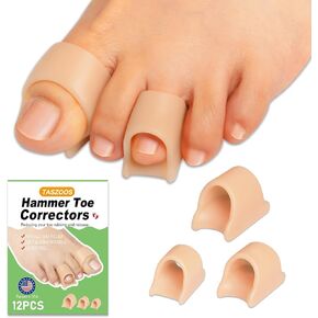 Gel Toe Separator, Toe Spacers, (6PCS, XL), Toe Stretcher, Toe Corrector for Bunion Relief, Yoga Toes, Hammer Toe, Hallux Valgus (Aloe Vera Extract Infused Silicone Materials)