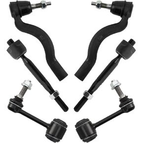 TRQ Front Steering & Suspension Kit Compatible with 16-22 Dodge Durango 16-21 Grand Cherokee