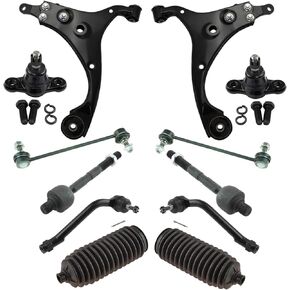 TRQ Front Steering & Suspension Kit Compatible with 10-13 Kia