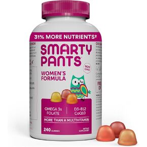 SmartyPants مكمل غذائي متعدد الفيتامينات للنساء، عدد 240