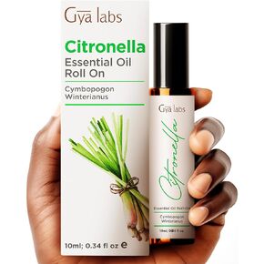 رول زيت الزعتر العطري من Gya Labs - رائحة منعشة وترابية وعشبية (0.34 أونصة سائلة)