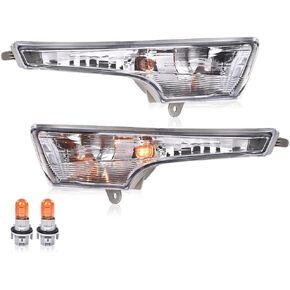 PIT66 Turn Signal Light Compatible with Nissan Altima 2013 2014 2015 2016 Plastic Lens Left & Right 2 pair Replacement 261303TA0A 261353TA0A