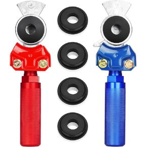 Glad Hands Grips with Seals, Glad Hand Extension Handles Set, GladHand Handles Kit for Semi Trailer Truck Tractor, Service & Emergency Air Hose Brake Coupling Gladhands