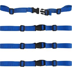 XTACER Backpack Chest Strap Adjustable Backpack Sternum Strap Chest Belt with Buckle (Pack of 4)